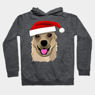 Christmas Dog Transparent Background Hoodie